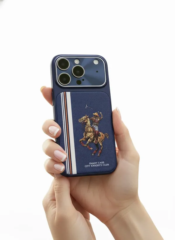 AK_PREMIUM_iPhone_13/14/15/16_Pro_Series_to_iPhone_17_Pro_Look_Converter_Case_|_Luxury_Polo_Club_Design_|_Raised_Camera_Frame_|_Shockproof_Slim_Back_Cover
