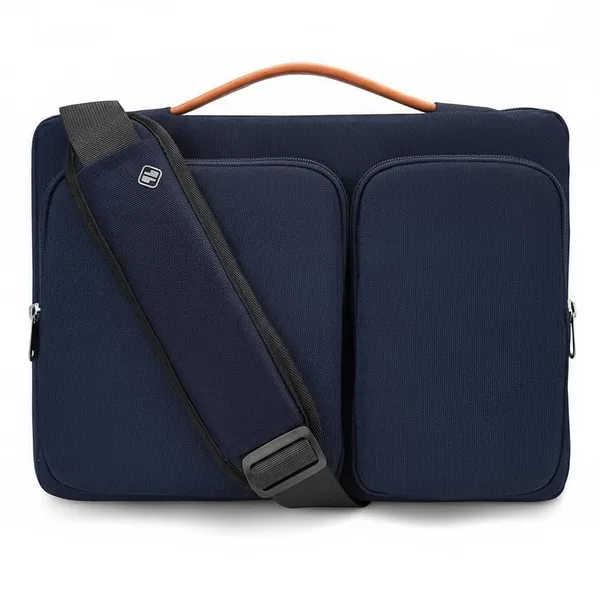 Blue_Premium_Electronics_Organizer_Travel_Bag,_Navy_Blue,_Storage_Case_For_Laptop_Accessories,_Cables,_Chargers_With_Multiple_Compartments