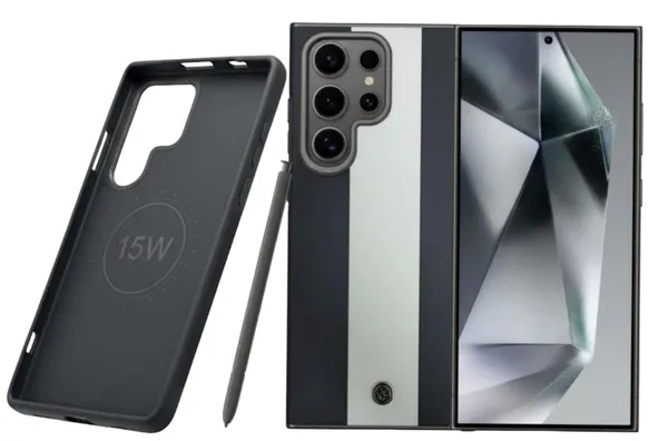 Black_Premium_Wireless_Charging_Case_For_Galaxy_S24_Ultra_Two-Tone_Design,_Slim_Profile,_Shock-Resistant_Phone_Cover