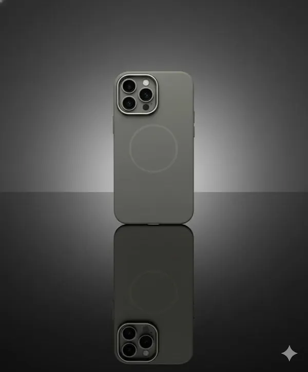Grey_Premium_Shockproof_Sillicon_Case_For_Iphone_15_Pro_Max,_Gray,_Military-Grade_Protection,_Wireless_Charging_Compatible,_Matte_Finish,_Anti-Fingerprint,_Slim_Profile