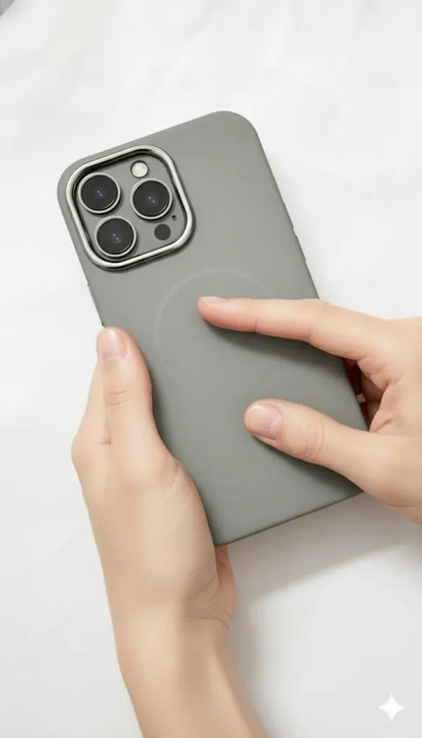 Grey_Premium_Shockproof_Sillicon_Case_For_Iphone_15_Pro_Max,_Gray,_Military-Grade_Protection,_Wireless_Charging_Compatible,_Matte_Finish,_Anti-Fingerprint,_Slim_Profile