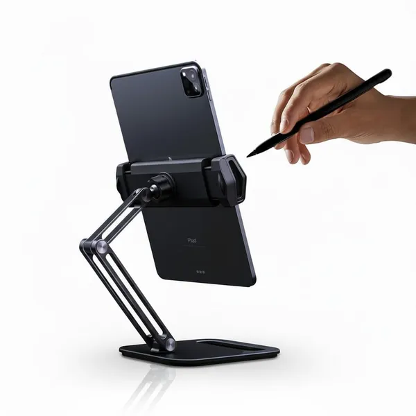 Black_Generic_Magnetic_Stand_Case_For_Ipad,_Black,_360_Rotation,_Y-Fold_Design,_Auto_Standby,_Built-In_Apple_Pencil_Holder,_Detachable_Tray