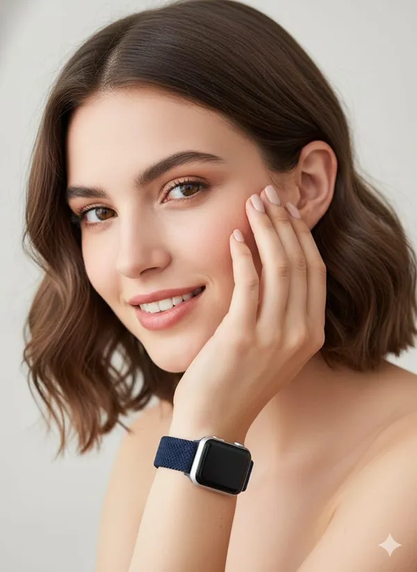 Blue_Premium_Stretchable_Braided_Watch_Band_Compatible_With_Apple_Watch_46Mm,_Premium_Blue,_Nylon,_Comfort_Fit,_Durable_Weave