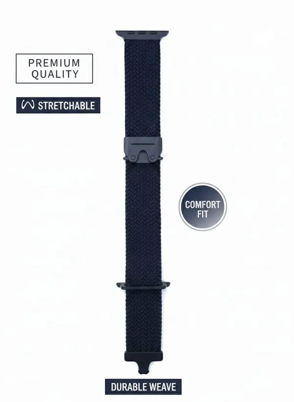 Blue_Premium_Stretchable_Braided_Watch_Band_Compatible_With_Apple_Watch_46Mm,_Premium_Blue,_Nylon,_Comfort_Fit,_Durable_Weave