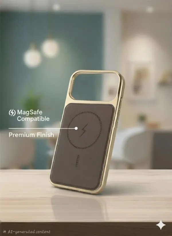 Dark_Brown_Premium_Case_With_Wireless_Charging_For_Iphone_17_Pro_Series,_Metal_Frame_Wireless_Charging_Compatible,_Protective_Cover,_Premium_Feel_(Iphone_17_P)