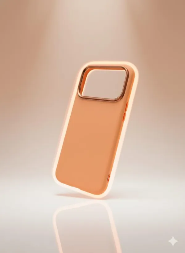 Tan_Premium_Carbonfiber_Wireless_Charging_Compatible_Case_For_Iphone_17_Pro_Max,_Tan_Brown,_Soft-Touch_Non-Slip_Grip_With_Raised_Camera_Bezel_Protection
