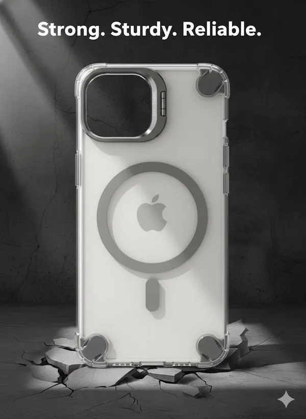 Transparent_Ultimate_Protection_Premium_Case_For_Iphone_15_Pro/15_Pro_Max_Wireless_Charging_Ring_Case,_Camera_Kickstand,_Military_Grade_Drop_Protection_(Iphone_15_Pro)_Crystal_Clear