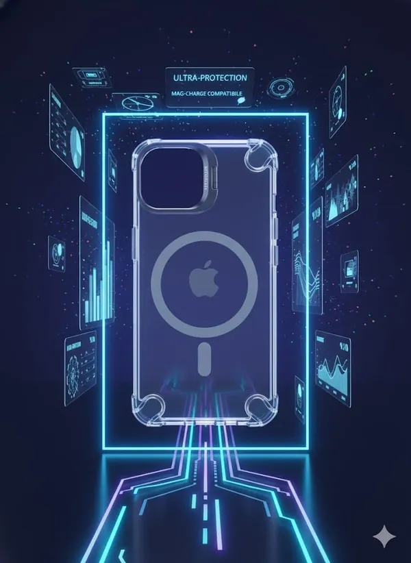 Transparent_Ultimate_Protection_Premium_Case_For_Iphone_15_Pro/15_Pro_Max_Wireless_Charging_Ring_Case,_Camera_Kickstand,_Military_Grade_Drop_Protection_(Iphone_15_Pro)_Crystal_Clear