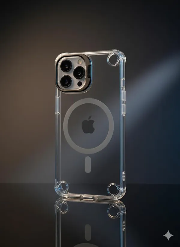 Transparent_Ultimate_Protection_Premium_Case_For_Iphone_15_Pro/15_Pro_Max_Wireless_Charging_Ring_Case,_Camera_Kickstand,_Military_Grade_Drop_Protection_(Iphone_15_Pro)_Crystal_Clear
