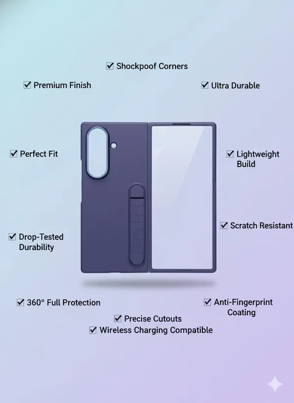 Blue_Premium_Phone_Case_For_Samsung_Galaxy_Z_Fold_7,_Navy_Blue_Protective_Cover_With_Kick_Stand