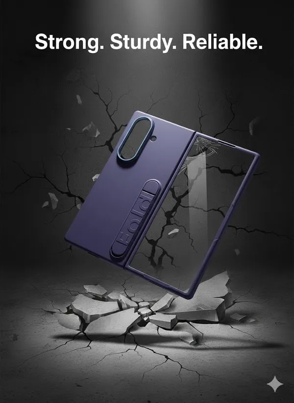 Blue_Premium_Phone_Case_For_Samsung_Galaxy_Z_Fold_7,_Navy_Blue_Protective_Cover_With_Kick_Stand