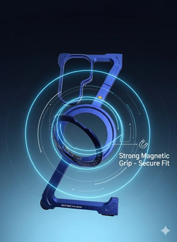 Blue_Premium_Aluminum_Bumper_With_Stand_For_Samsung_Galaxy_Z_Fold_7,_Blue_Metal_Protective_Case_With_Ring_Holder,_Sturdy_Design,_Drop_Protection