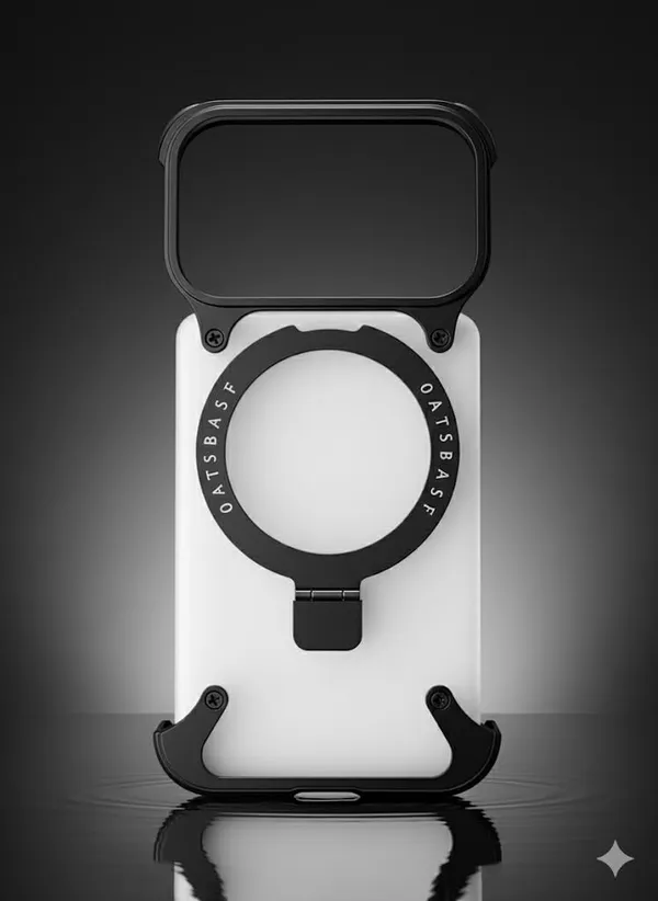 White_Premium_Shockproof_Case_For_Iphone_17_Pro,_Military-Grade_Armor,_White_&_Black,_Drop_Protection,_Impact-Resistant,_Ultimate_Device_Protection
