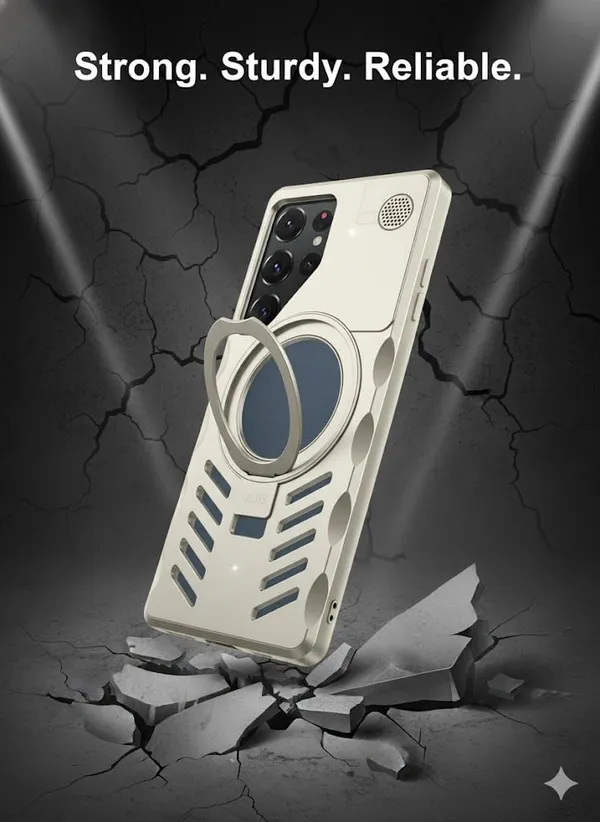 Transparent_Premium_Protective_Phone_Case_For_S25_Ultra,_Water-Resistant_Design_With_Integrated_Perfume_Dispenser,_Silver_Metallic,_Military-Grade_Protection
