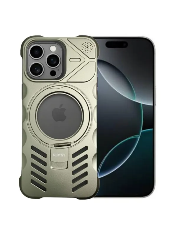 Black_Premium_Metallic_Protective_Case_For_Iphone_17_Pro/Pro_Max,_Military-Grade_Design,_Wireless_Charging_Compatible,_Futuristic_Style,_Ventilated_Design_With_Mist_Dispenser_(Iphone17_Pro)