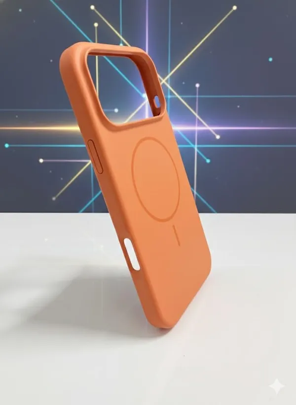 Coral_Orange_Premium_Silicone_Phone_Case_For_Iphone_17_Pro_Series,_Premium_Protective_Cover_With_Wireless_Charging_Compatible_Ring_Design,_Coral_Orange_(Iphone_17_Pro)