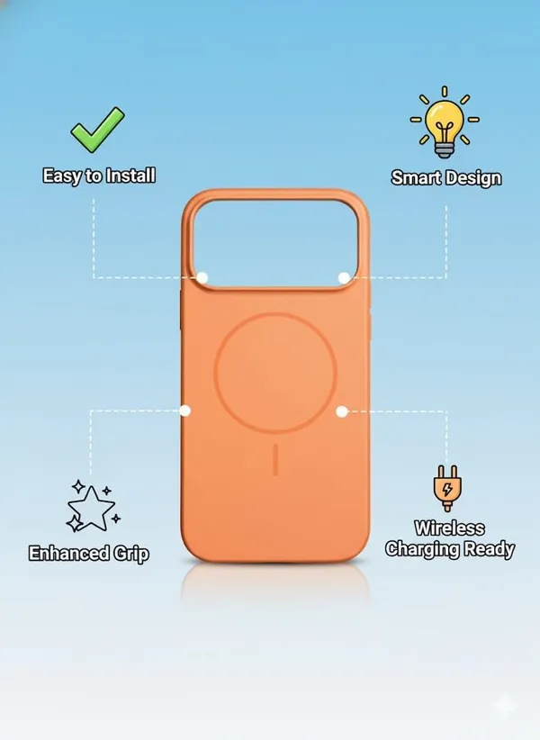 Coral_Orange_Premium_Silicone_Phone_Case_For_Iphone_17_Pro_Series,_Premium_Protective_Cover_With_Wireless_Charging_Compatible_Ring_Design,_Coral_Orange_(Iphone_17_Pro)
