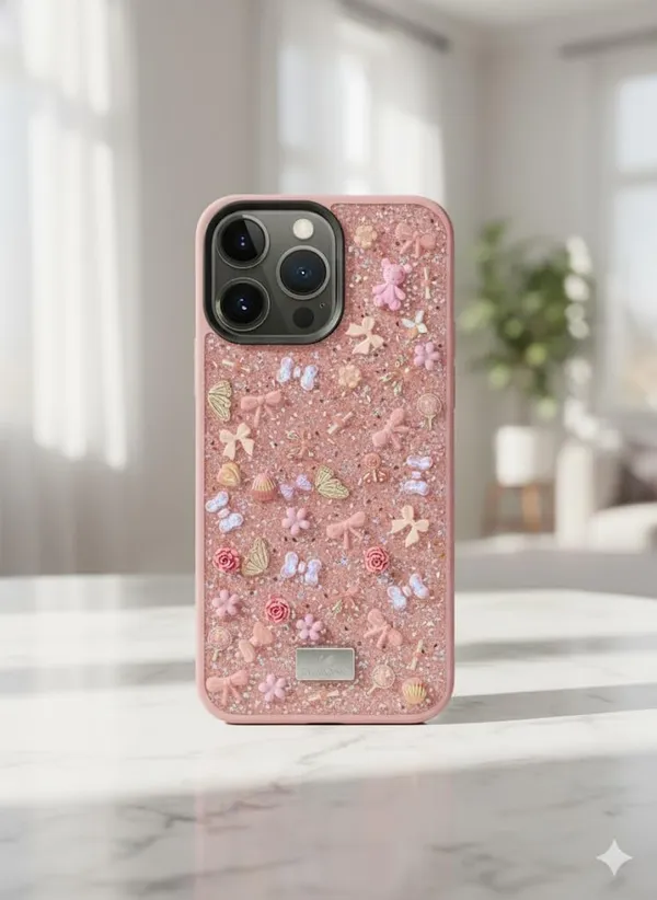 Pink_Diamond_Glitter_Case_For_I_Phone_17_Pro_Max,_Military_Grade_Protection,_Colors_Available,_Trending_Glitter_Case_(Pink,_I_Phone_17_Pro_Max)