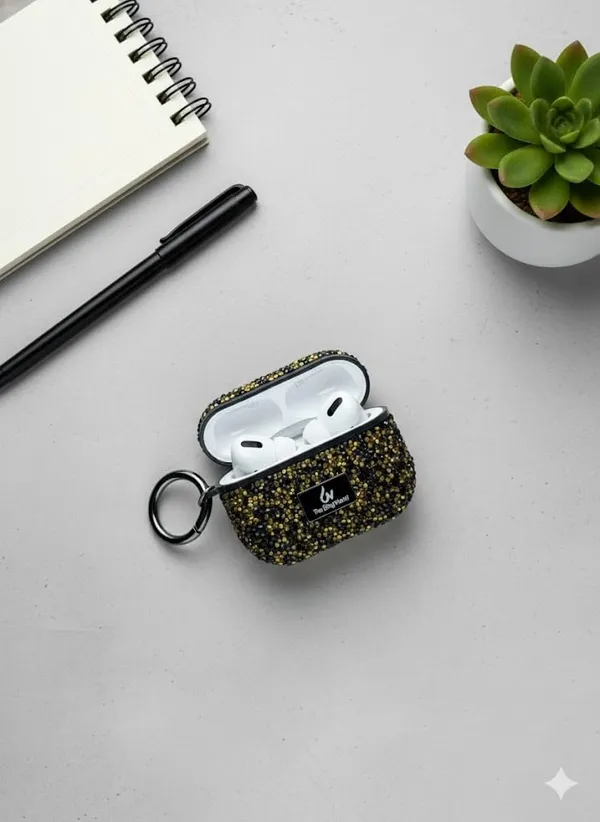 Black_&_Gold_Premium_Black_And_Gold_Diamond_Glitter_Case_For_Airpods_Pro_2_Premium_Rhinestone_Protective_Cover