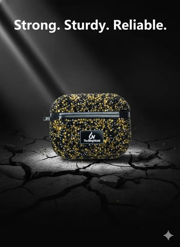 Black_&_Gold_Premium_Black_And_Gold_Diamond_Glitter_Case_For_Airpods_Pro_2_Premium_Rhinestone_Protective_Cover