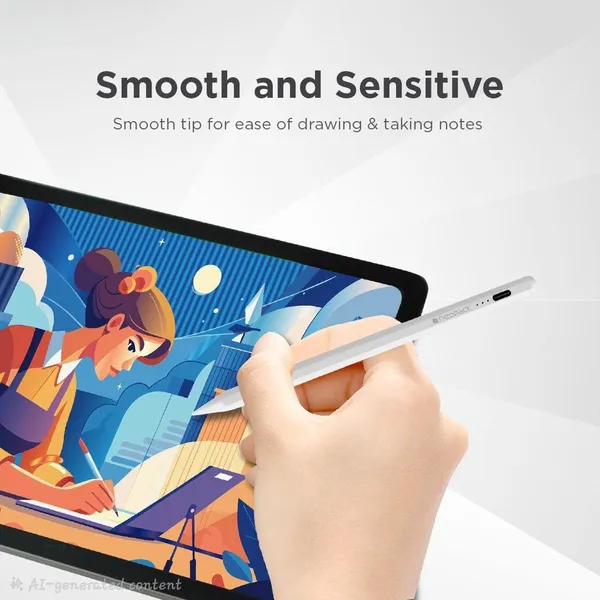 White_Universal_Sketch_Pencil,_Digital_Stylus_With_Type-C_Charging,_Replaceable_Nib,_Strong_Magnetic_Hold,_Compatible_With_Ios,_Android_And_Windows_Os