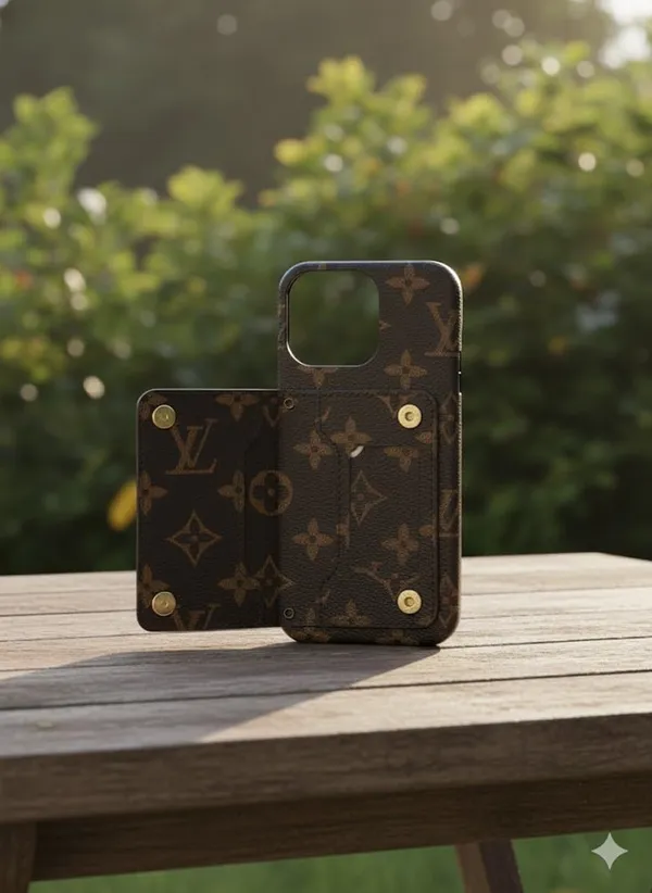 Brown_Premium_Card_Holder_Case_For_Iphone_16_Pro_Beige_Canvas,_Phone_Wallet_With_Card_Slots,_Colors_Available_(Brown,_Iphone_16_Pro_Max)