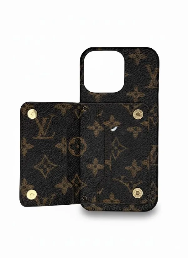 Brown_Premium_Card_Holder_Case_For_Iphone_16_Pro_Beige_Canvas,_Phone_Wallet_With_Card_Slots,_Colors_Available_(Brown,_Iphone_16_Pro_Max)