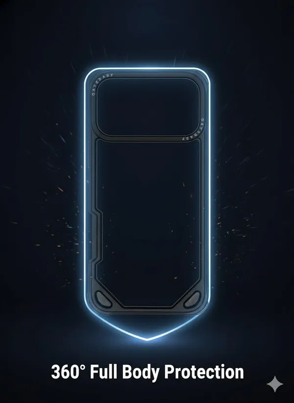 Black_Premium_Metal_Bumper_Case_For_Iphone_17_Pro_Max,_Corner_Guard,_Premium_Protective_Frame,_Black_Aluminum