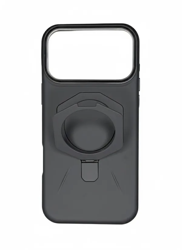 Black_Ak_Premium_Protective_Case_For_Iphone_17_Pro,_Military-Grade_Protection_With_Kickstand_Ring_Holder,_Slim_Hard_Shell_Cover,_Space_Gray_(Black,_Iphone_17_Pro)