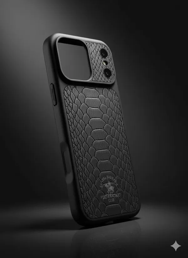 Black_Sanata_Barbara_Premium_Snake_Pattern_Phone_Case_For_Iphone_17_Pro/Pro_Max,_Luxury_Black_Leather_Texture_Protective_Cover_With_Camera_Protection_(Iphone_17_Pro)