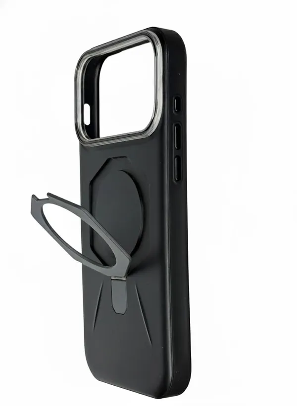 Dark_Grey_Ak_Premium_Protective_Case_For_Iphone_17_Pro,_Military-Grade_Protection_With_Kickstand_Ring_Holder,_Slim_Hard_Shell_Cover,_Space_Gray_(Dark_Gray,_Iphone_17_Pro)