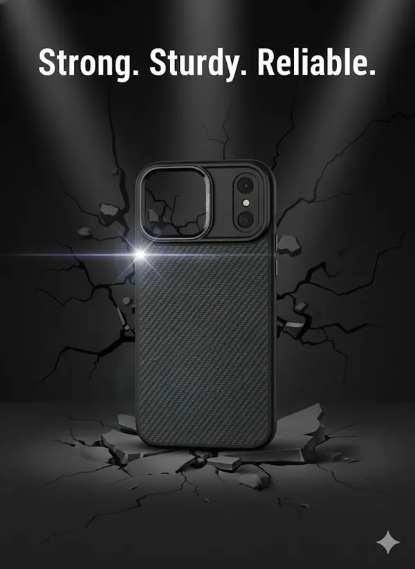 Black_Premium_Carbon_Fiber_Case_For_Iphone_17_Pro_Max,_Premium_Protective_Cover_With_Textured_Design_Slim_Fit