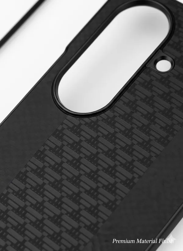 Black_Premium_Carbon_Fiber_Case_For_Samsung_Galaxy_Zfold_7,_Wireless_Compatible,_Ultra_Durable_Lightweight_Design,_With_Premium_Material,_Black