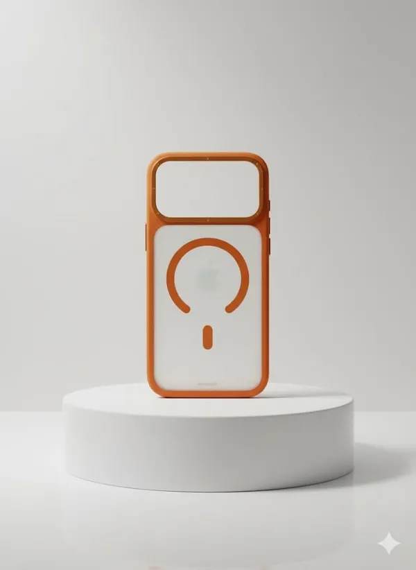 Orange_Premium_Crystal-Silicon_Case_For_Iphone_17_Pro_Series,_Orange_And_White,_Wireless_Charging_Compatible,_Protective_Phone_Cover_(Iphone_17_Pro_Max)