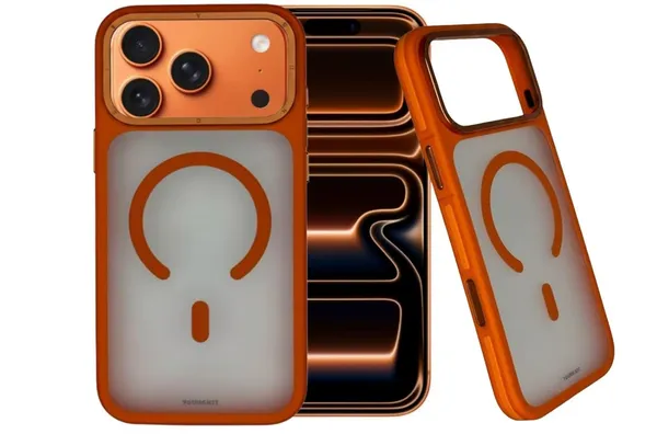 Orange_Premium_Crystal-Silicon_Case_For_Iphone_17_Pro_Series,_Orange_And_White,_Wireless_Charging_Compatible,_Protective_Phone_Cover_(Iphone_17_Pro_Max)