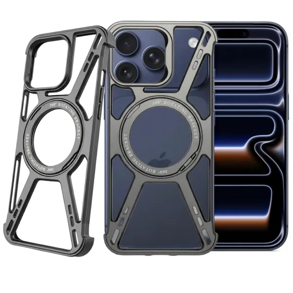 Gray_&_Black_Premium_Metal_Bumper_For_Iphone_16_Pro_Max,_360-Degree_Rotating_Ring_Holder,_Military-Grade_Drop_Protection,_Gunmetal