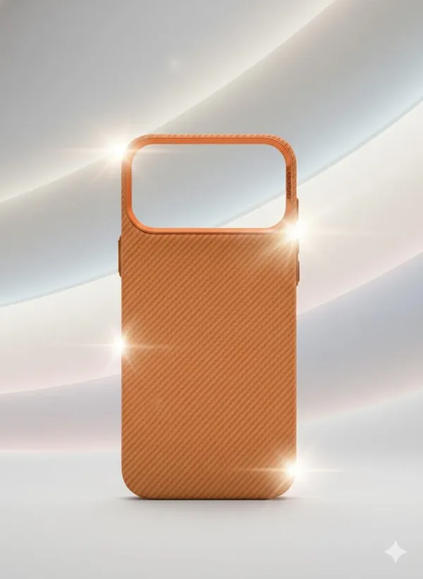 Orange_Premium_Gripp_Carbon_Fiber_Case_For_Iphone_17_Pro/Pro_Max,_Carbon_Fiber_Texture,_Military-Grade_Drop_Protection,_Raised_Camera_Bezel_(Iphone_17_Pro_Max)