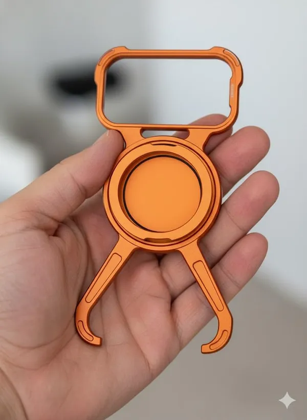 Orange_Premium_Aluminum_Bumper_For_Iphone_17_Pro_Max,_Metallic_Orange_Finish,_Camera_Protection,_Corner_Guards,_Lightweight_Design,_6.7_Inches