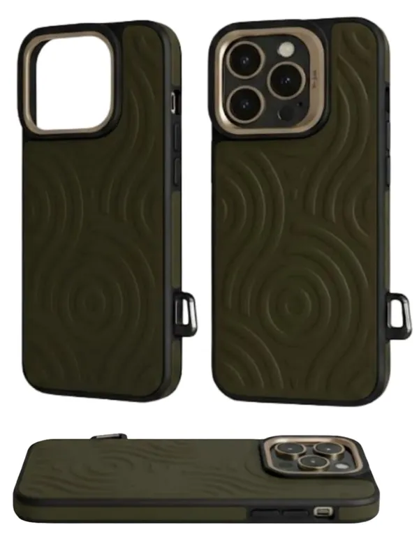 Green_Premium_Protective_Case_For_Iphone_16_Pro,_Military_Green_With_Swirl_Pattern_Design,_Shockproof_Camera_Protection,_Water-Resistant_Texture