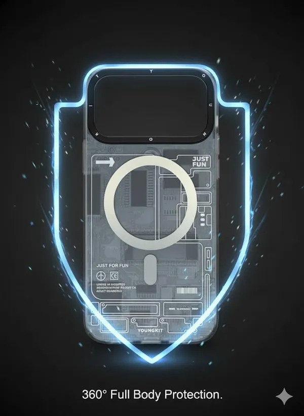 Transparent_Youngkitt_Circuit_Board_Printed_Case_For_Iphone_17_Pro/Pro_Max,_Transparent_Protective_Cover_With_Tech_Pattern,_Strong_Sturdy_Construction_(Iphone_17_Pro_Max)