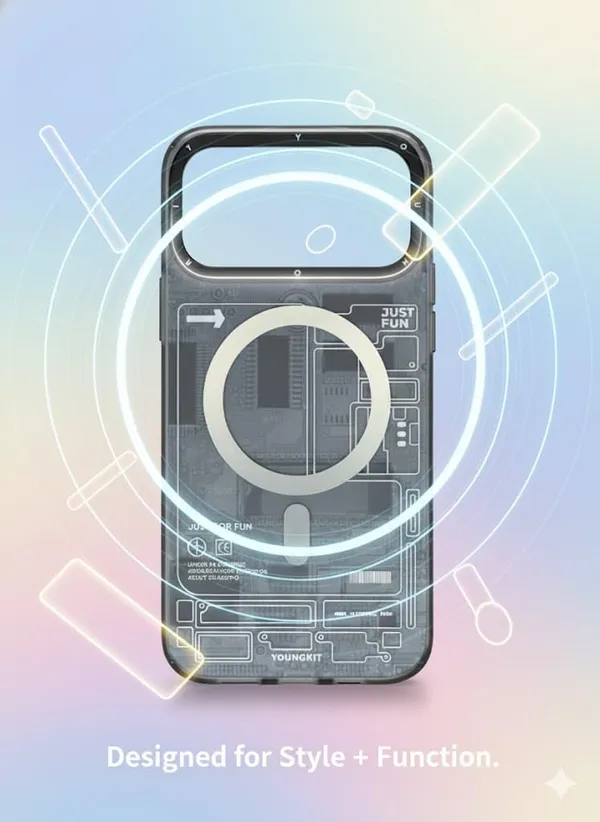 Transparent_Youngkitt_Circuit_Board_Printed_Case_For_Iphone_17_Pro/Pro_Max,_Transparent_Protective_Cover_With_Tech_Pattern,_Strong_Sturdy_Construction_(Iphone_17_Pro_Max)