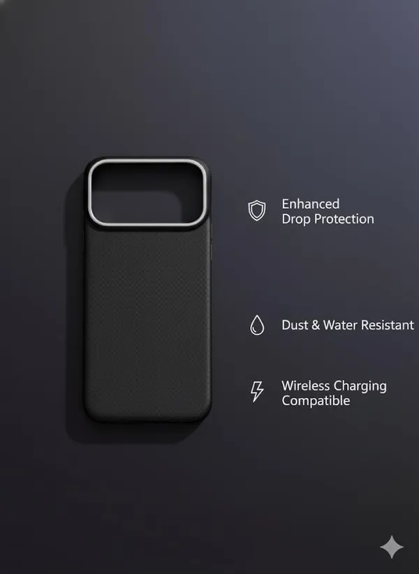 Black_Premium_Carbon_Fiber_Case_For_Iphone_17_Pro/Pro_Max,_Enhanced_Drop_Protection,_Dust_And_Water_Resistant,_Wireless_Charging_Compatible,_Navy_Blue_And_Black_(Black,_Iphone_17_Pro_Max)