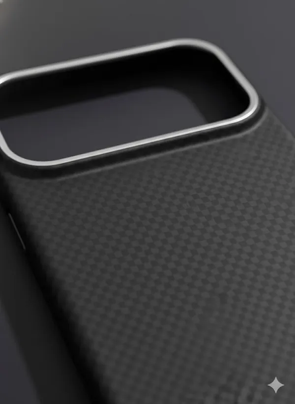 Black_Premium_Carbon_Fiber_Case_For_Iphone_17_Pro/Pro_Max,_Enhanced_Drop_Protection,_Dust_And_Water_Resistant,_Wireless_Charging_Compatible,_Navy_Blue_And_Black_(Black,_Iphone_17_Pro_Max)