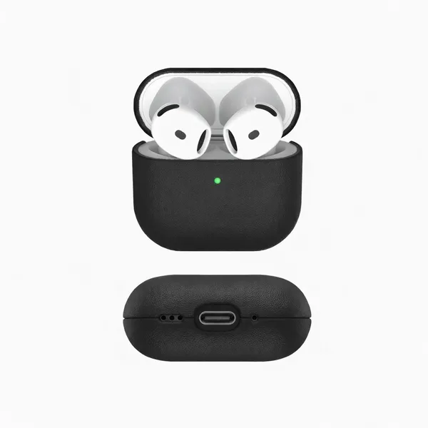 BORIS_Leather_Case_for_AirPods_Pro_3_(3rd_Gen)_|_Premium_Soft_Leather_Finish_|_Shockproof_Protective_Cover_|_Wireless_Charging_Compatible_|_Luxury_Stylish_Design