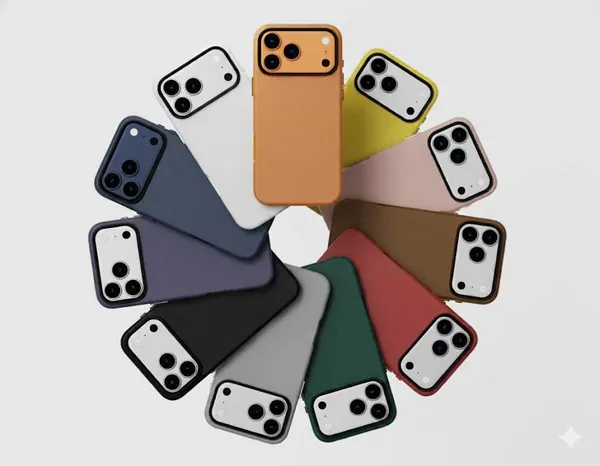 BORIS_Magnetic_Case_for_iPhone_17_Pro_/_17_Pro_Max_|_Strong_MagSafe_Compatible_|_Soft_Silicone_Leather_Finish_|_Shockproof_Slim_Protective_Back_Cover