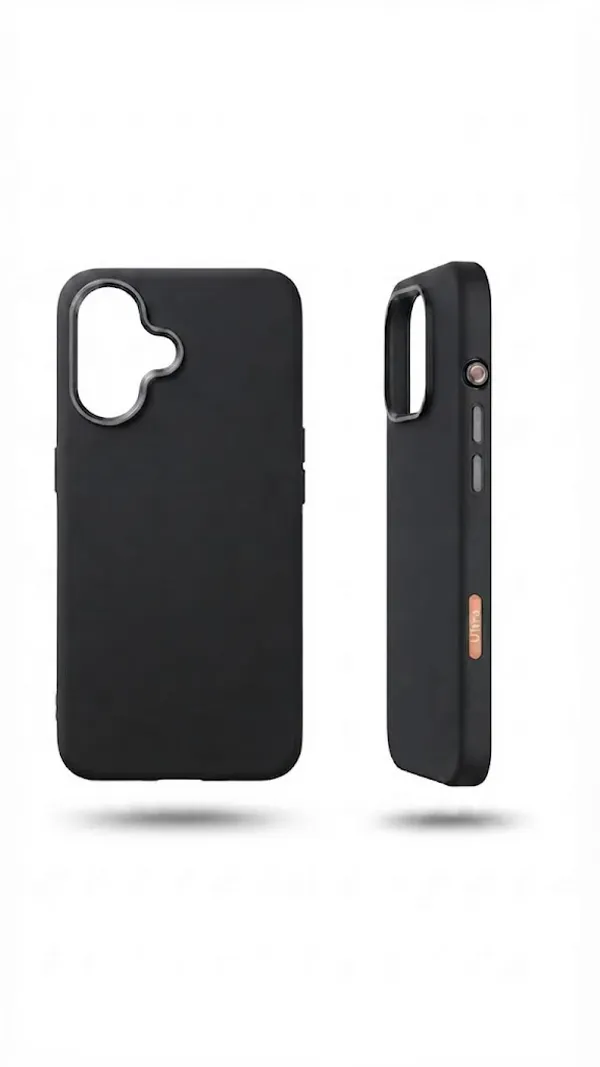 AK_Premium_Glass_Finish_Back_Case_with_Metal_Frame_&_Camera_Lens_Protection_for_iPhone_16_(Dark_Forest_Green)