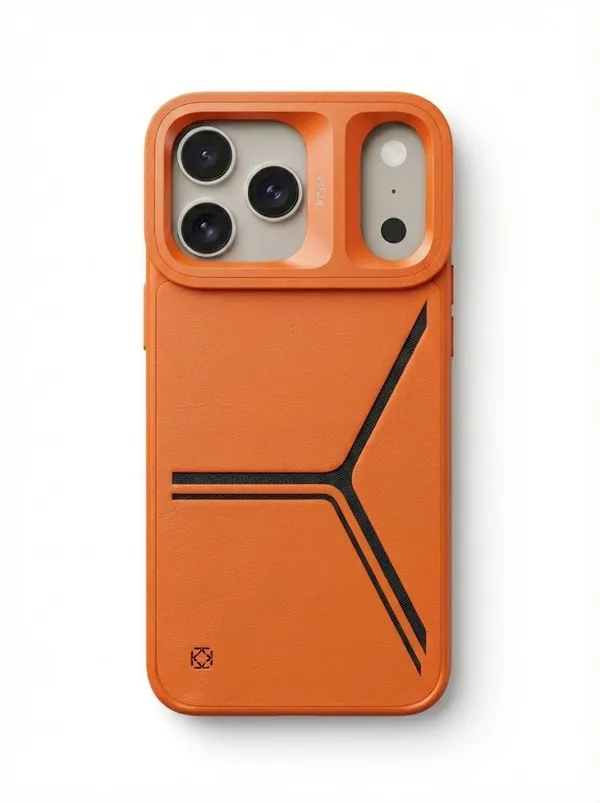 KAZSA_Premium_Leather_Finish_Shockproof_Case_for_iPhone_17_Pro_/_iPhone_17_Pro_Max_|_Slim_Protective_Back_Cover_with_Camera_Guard