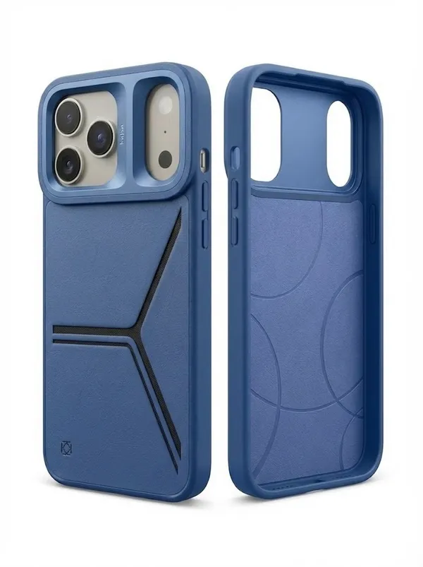 KAZSA_Premium_Leather_Finish_Shockproof_Case_for_iPhone_17_Pro_/_iPhone_17_Pro_Max_|_Slim_Protective_Back_Cover_with_Camera_Guard