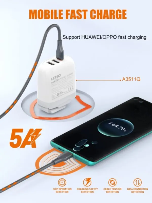 LDNIO_100W_USB-C_to_USB-C_Super_Fast_Charging_Data_Cable_|_PD_Fast_Charge_|_E-Mark_Chip_|_Aluminum_Alloy_|_1_Meter_Braided_Cable
