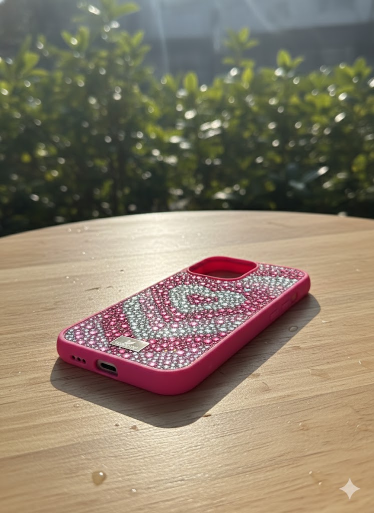 Luxury_Crystal_Heart_Glitter_Case_for_iPhone_15_Pro/Pro_Max_16_Pro/Pro_Max_|_Pink_Rhinestone_Bling_Back_Cover_|_Shockproof_Slim_Protective_Designer_Case